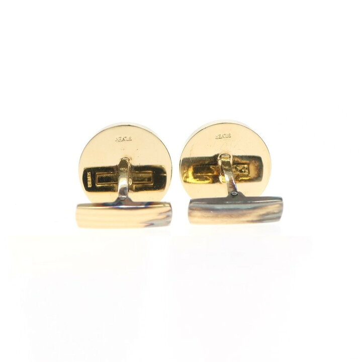 楽天市場】【中古】ワコー WAKO カフリンクス カフス ゴールドxブルー  