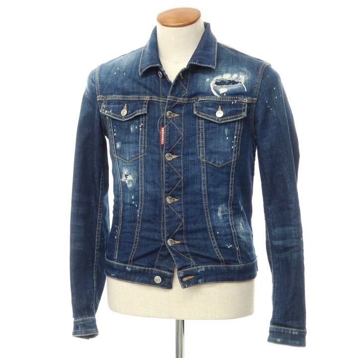 楽天市場】【中古】ディースクエアード DSQUARED2 コットン ダメージ 