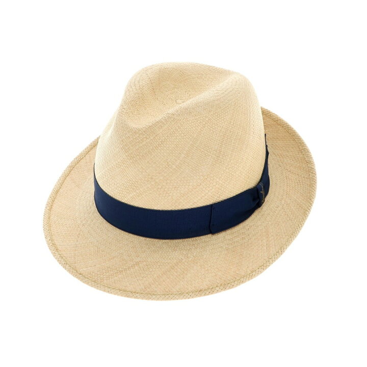 楽天市場】【中古】ボルサリーノ Borsalino ストロー 中折れ ハット  