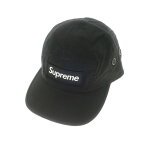 【中古】【未使用】シュプリーム Supreme 2023年秋冬 Military Camp Cap コットン キャンプキャップ ブラック【サイズ58cm（ONE SIZE）】【BLK】【S/S/A/W】【状態ランクS】【メンズ】【759697】