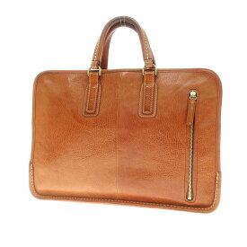 【中古】ツチヤカバン 土屋鞄 レザー ブリーフケース ライトブラウン【W40.5xH29xD6.5】【BRW】【S/S/A/W】【状態ランクC】【メンズ】【759694】