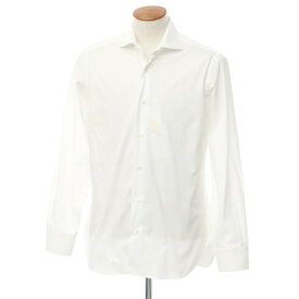 【中古】バルバ BARBA コットン ワイドカラー ドレスシャツ ホワイト【サイズ40】【WHT】【S/S/A/W】【状態ランクB】【メンズ】【759688】