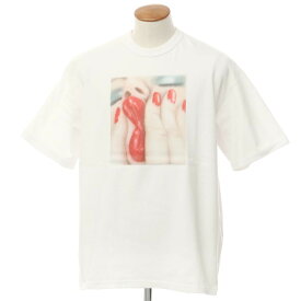 【中古】ビームスティ BEAMS T × K.T.Kobel コットン クルーネック 半袖Tシャツ ホワイト【サイズM】【WHT】【S/S】【状態ランクB】【メンズ】【759596】