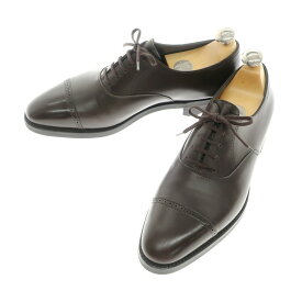 【中古】ジョンロブ John Lobb PHILIP2 ストレートチップ ドレスシューズ ダークブラウン【サイズ6E】【BRW】【S/S/A/W】【状態ランクB】【メンズ】【759591】