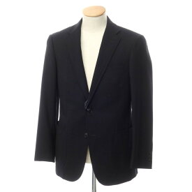 【中古】グリーンレーベルリラクシング green label relaxing ウール 2B テーラードジャケット ブラック【サイズ44】【BLK】【S/S】【状態ランクA】【メンズ】【759581】[EPD]