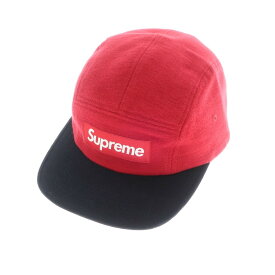 【中古】シュプリーム Supreme 2023年秋冬 2-Tone Camp Cap キャンプキャップ レッドxネイビー【サイズONE SIZE（58cm）】【RED】【A/W】【状態ランクA】【メンズ】【759574】