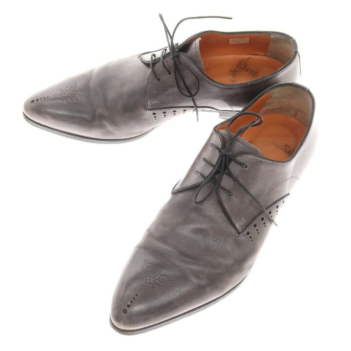 楽天市場】【中古】サントーニ Santoni プレーントゥ ドレスシューズ 