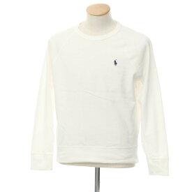 【中古】ポロ ラルフローレン Polo Ralph Lauren コットン クルーネック 長袖Tシャツ ホワイト【サイズS】【WHT】【S/S/A/W】【状態ランクB】【メンズ】【759497】