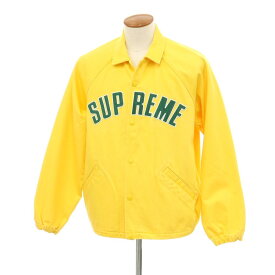 【中古】シュプリーム Supreme 2024年春夏 Arc Denim Coaches Jacket デニム コーチジャケット イエロー【サイズM】【YEL】【S/S/A/W】【状態ランクA】【メンズ】【759377】[EPD]