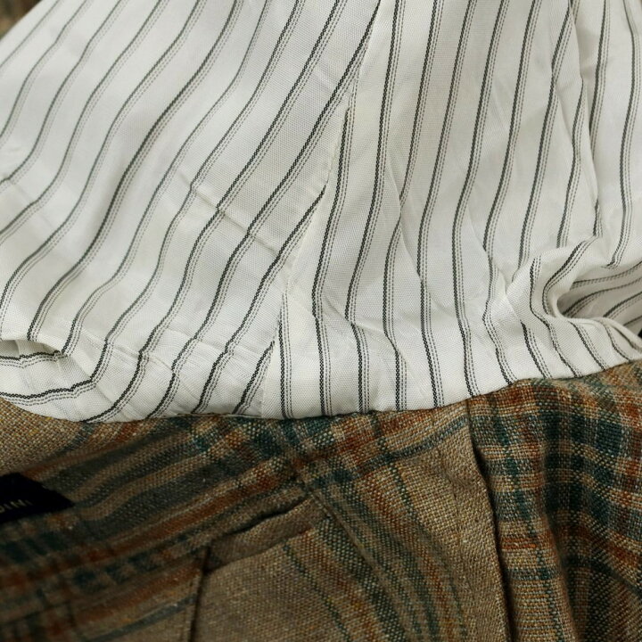楽天市場】【中古】ラルディーニ LARDINI シルクリネン チェック 3B 