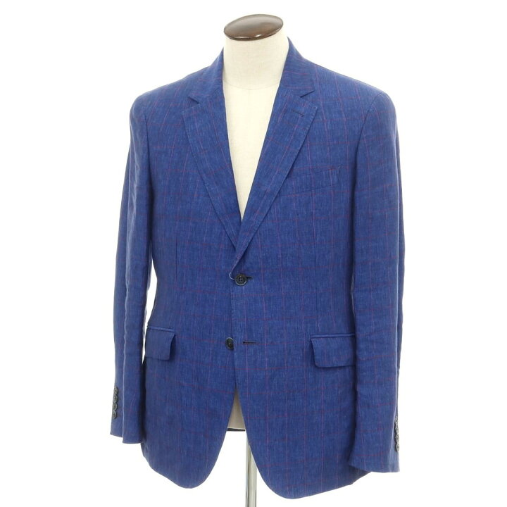 楽天市場】【中古】ハケットロンドン HACKETT LONDON リネン チェック 