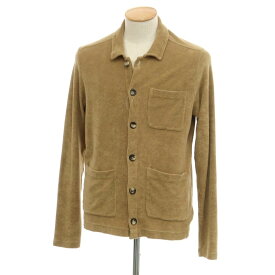 【中古】【未使用】ザノーネ ZANONE コットンパイル カジュアルシャツ キャメルベージュ【サイズ44】【BEI】【S/S】【状態ランクS】【メンズ】【759298】