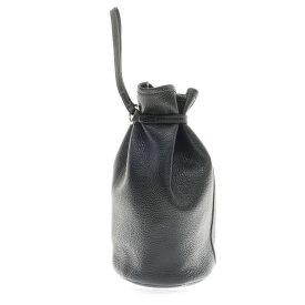 【中古】ダニエルアンドボブ Daniel & Bob シュリンクレザー 巾着型 バッグ ブラック【W25xH29xD14.5】【BLK】【S/S/A/W】【状態ランクB】【メンズ】【759283】