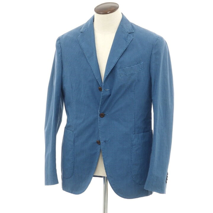 楽天市場】【中古】ボリオリ BOGLIOLI コットン チェック 3B 