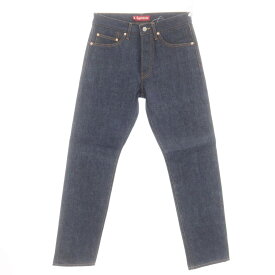 【中古】シュプリーム Supreme 2024年春夏 Rigid Slim Selvedge Jean リジット デニムパンツ ジーンズ ネイビー【サイズ30】【NVY】【S/S/A/W】【状態ランクA】【メンズ】【759272】[BPD]