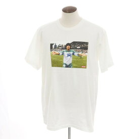 【中古】シュプリーム Supreme 2024年春夏 Maradona Tee コットン クルーネック 半袖Tシャツ ホワイト【サイズXL】【WHT】【S/S】【状態ランクA】【メンズ】【759269】[APD]