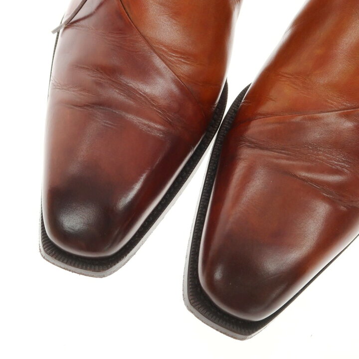 楽天市場】【中古】サントーニ Santoni サイドレース ドレスシューズ 