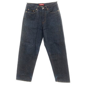 【中古】シュプリーム Supreme 2023年秋冬 Rigid Baggy Selvedge Jean バギージーンズ デニムパンツ ネイビー【サイズ32】【NVY】【S/S/A/W】【状態ランクC】【メンズ】【759190】