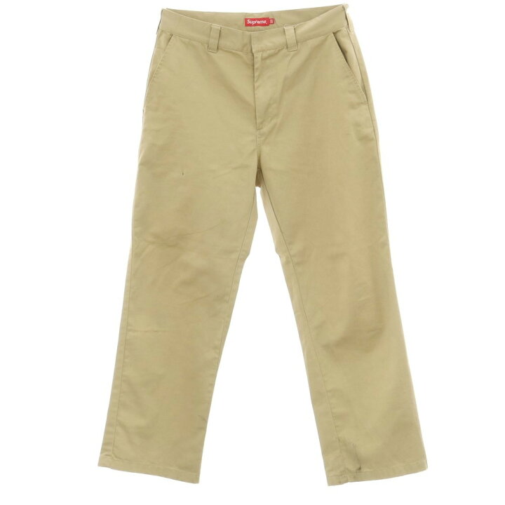 楽天市場】【中古】シュプリーム Supreme Work Pant コットン系 ワイド 