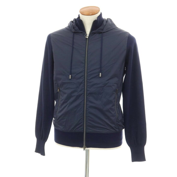 楽天市場】【中古】ヘルノ Herno コットン ナイロン 切替 ジップアップ 
