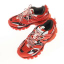 【中古】【未使用】バレンシアガ BALENCIAGA TRACK CLEARSOLE スニーカー レッドxホワイト【サイズ41】【RED】【S/S/A/W】【状態ランクS】【メンズ】【759093】[EPD]