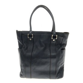 【中古】デルガ DELL'GA レザー トートバッグ ネイビー【W30xH38.5xD7.5】【NVY】【S/S/A/W】【状態ランクC】【メンズ】【759088】