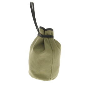 【中古】ダニエルアンドボブ Daniel & Bob キャンバス レザー 巾着風 バッグ オリーブ【W24.5xH27.5xD14】【KAK】【S/S/A/W】【状態ランクB】【メンズ】【759087】