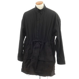 【中古】バレンシアガ BALENCIAGA UNISEX PATCHED CARGO SHIRT コットン カーゴ シャツブルゾン ブラック【サイズ2】【BLK】【S/S/A/W】【状態ランクC】【メンズ】【759083】[EPD]