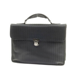 【中古】ザネラート ZANELLATO レザー ブリーフケース ブラック【W39xH26xD9.5】【BLK】【S/S/A/W】【状態ランクB】【メンズ】【759072】[APD]