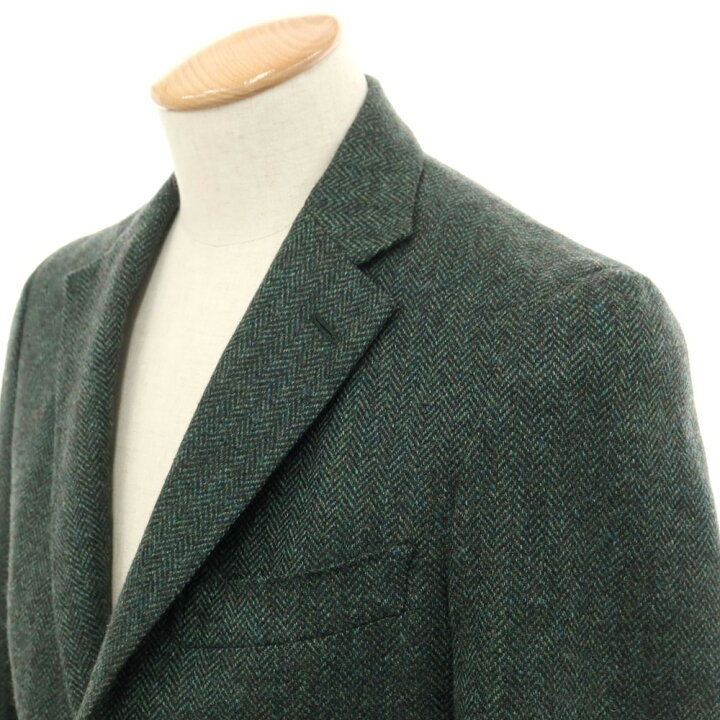 楽天市場】【中古】イザイア ISAIA ウールカシミヤ ヘリンボーン 3つ 