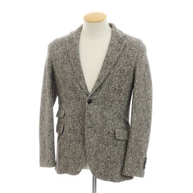 【SALE/返品不可】【中古】チルコロ1901 CIRCOLO 1901 コットンジャージー 2つボタン カジュアルジャケット グレーxアイボリー【サイズ42】【GRY】【A/W】【状態ランクB】【メンズ】【758993】 [EPD]