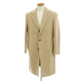 【SALE/返品不可】【中古】ロロピアーナ Loro Piana カシミヤ チェスターフィールドコート ベージュ【サイズ46】【BEI】【A/W】【状態ランクB】【メンズ】【758972】 [EPD]