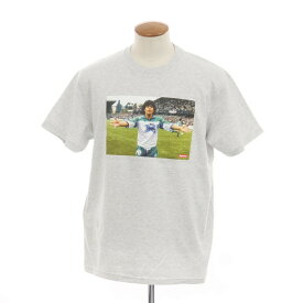 【中古】【未使用】シュプリーム Supreme 2024年春夏 Maradona Tee コットン クルーネック 半袖Tシャツ ライトグレー【サイズM】【GRY】【S/S】【状態ランクS】【メンズ】【758971】[BPD]