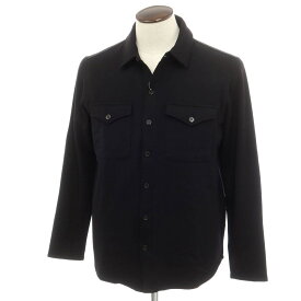 【新品】マジェスティック フィラチュール オム MAJESTIC FILATURES HOMME ストレッチレーヨン 裏起毛 シャツ ブラック【サイズL】【BLK】【A/W】【状態ランクN】【メンズ】【758882】[BPD]