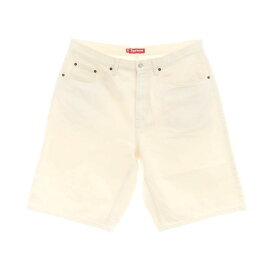 【中古】シュプリーム Supreme 2024年春夏 Baggy Denim Short デニム ショートパンツ オフホワイト【サイズ36】【WHT】【S/S】【状態ランクB】【メンズ】【758875】