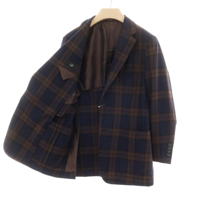 楽天市場】【中古】ダンヒル Dunhill ウールカシミヤ チェック 2つ 