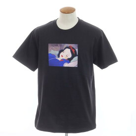 【中古】シュプリーム Supreme 2024年秋冬 Snow White Tee コットン クルーネック 半袖Tシャツ ブラック【サイズM】【BLK】【S/S】【状態ランクB】【メンズ】【758797】