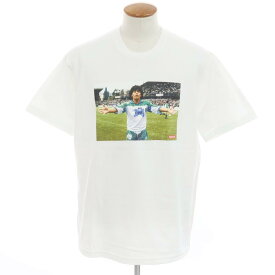 【中古】シュプリーム Supreme 2024年春夏 Maradona Tee コットン クルーネック 半袖Tシャツ ホワイト【サイズM】【WHT】【S/S】【状態ランクA】【メンズ】【758797】