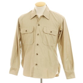 【中古】オリアン ORIAN コットン カジュアルシャツ ベージュ【サイズXS】【BEI】【S/S/A/W】【状態ランクB】【メンズ】【758794】[DPD]