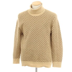 【中古】チルコロ1901 CIRCOLO 1901 ウールナイロン タートルネック プルオーバーニット ブラウン系【サイズM】【BRW】【A/W】【状態ランクC】【メンズ】【758790】