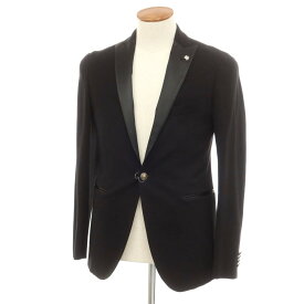 【中古】タリアトーレ TAGLIATORE レーヨンナイロン 1B テーラードジャケット ブラック【サイズ46】【BLK】【S/S/A/W】【状態ランクC】【メンズ】【758774】[DPD]