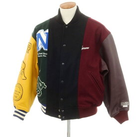 【中古】シュプリーム Supreme 2024年春夏 MM6 Maison Margiela Split Varsity Jacket スタジャン マルチカラー【サイズM】【MLT】【A/W】【状態ランクB】【メンズ】【749885】