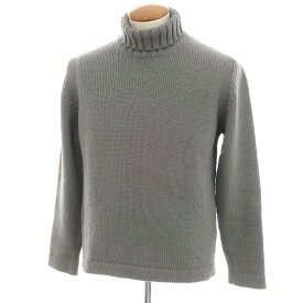 【中古】ロベルトコリーナ ROBERTO COLLINA SHIPS別注 ウール タートルネック プルオーバーニット グレー【サイズ48】【GRY】【A/W】【状態ランクB】【メンズ】【749872】