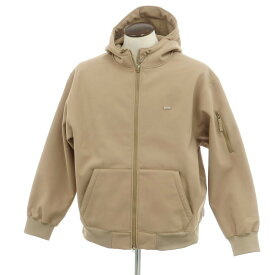 【中古】シュプリーム Supreme 2024年秋冬 WINDSTOPPER Zip Up Hooded Sweatshirt ポリエステル パーカー トープ【サイズL】【BEI】【A/W】【状態ランクA】【メンズ】【749797】