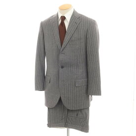 【中古】サルトリア リング Sartoria Ring ウール 3つボタンスーツ グレーxホワイト【サイズ44】【GRY】【A/W】【状態ランクC】【メンズ】[EPD]