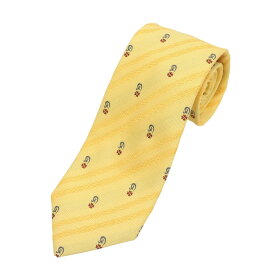 【SALE10%OFF/返品不可】【中古】タイユアタイ TIE YOUR TIE 三つ折り シルク 小紋柄ネクタイ イエロー【YEL】【S/S/A/W】【状態ランクB】【メンズ】【749778】