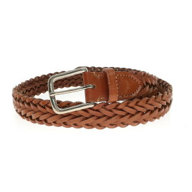 【中古】ホワイトハウスコックス Whitehouse Cox レザー メッシュ ベルト ライトブラウン【サイズ34/85】【BRW】【S/S/A/W】【状態ランクB】【メンズ】【749683】