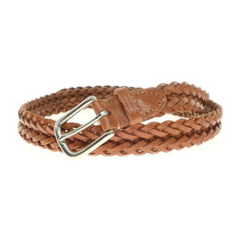 【中古】ホワイトハウスコックス Whitehouse Cox レザー メッシュ ベルト ライトブラウン【サイズ36/90】【BRW】【S/S/A/W】【状態ランクB】【メンズ】【749683】