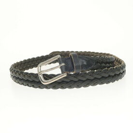 【中古】ホワイトハウスコックス Whitehouse Cox レザー メッシュ ベルト ネイビー【サイズ36/90】【NVY】【S/S/A/W】【状態ランクC】【メンズ】【749683】