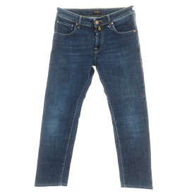 【中古】インコテックス INCOTEX コットン ジーンズ デニムパンツ ネイビー【サイズ31】【NVY】【S/S/A/W】【状態ランクB】【メンズ】【749671】[DPD]